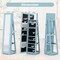 Costway 360degree Rotatable Jewelry Cabinet 2-in-1 Lockable Mirrored Organizer White/Black/Dark Brown/Gray/Blue/Pink/Purple/Dark Gray